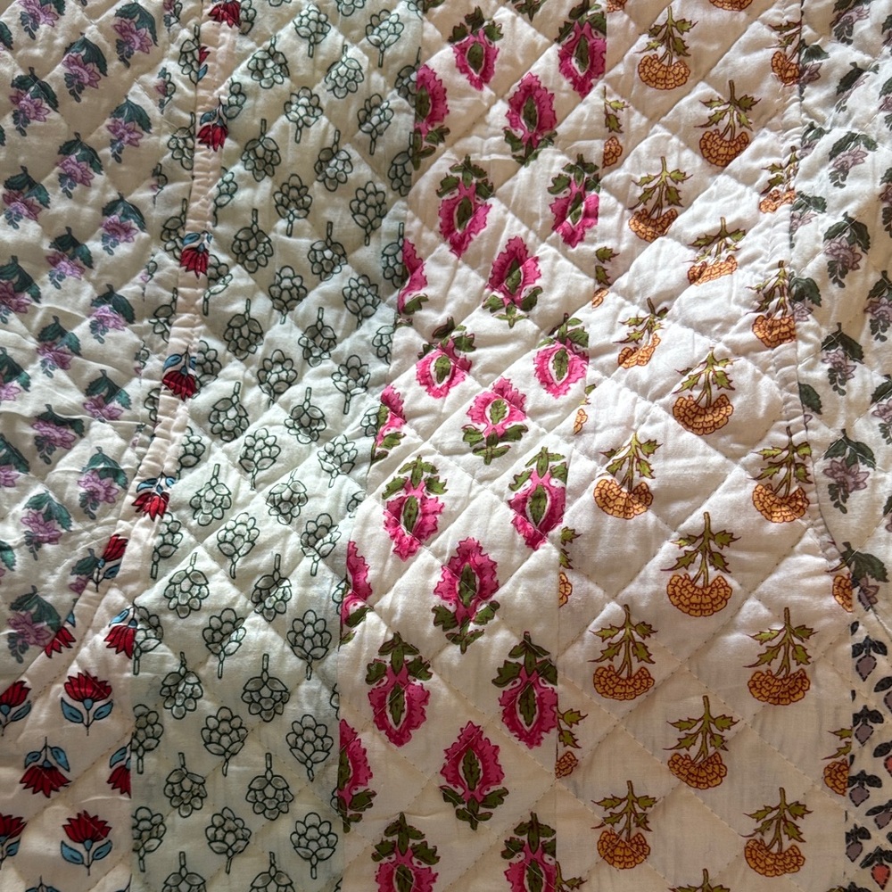 Floral Patchwork Bomber Jacket - image 6